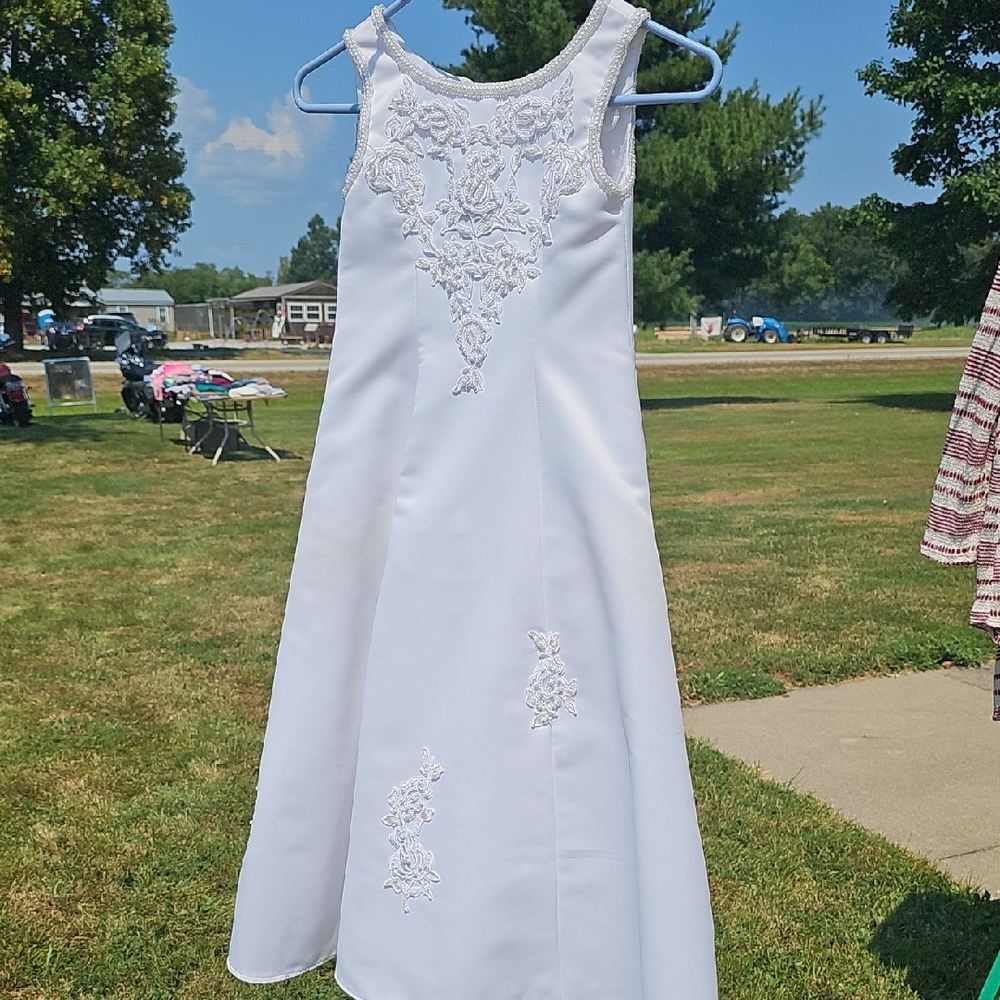 Mary's Bridal Elegant White Kids Dress